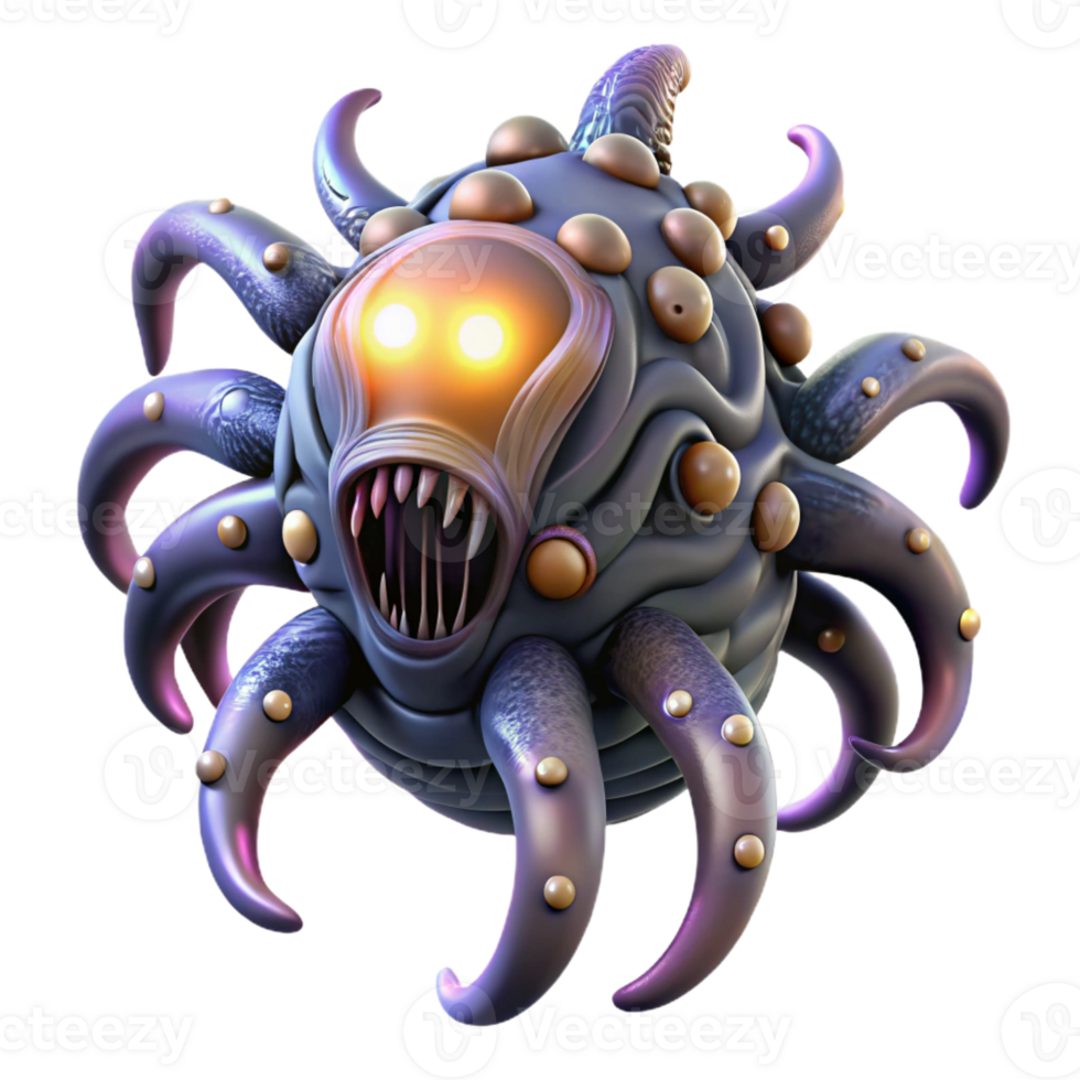 serene modern A colossal, biomechanical space creature floats through the void of space, its tentacles adorned with glowing orbs. H.R. Giger style, dark lighting, surreal atmosphere detailed png