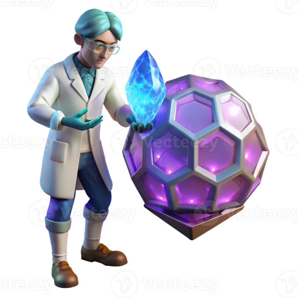 extraordinary rustic A scientist examines a strange, glowing crystal discovered on an alien planet. Archaeological sci-fi style, mysterious lighting, detailed textures genuine png