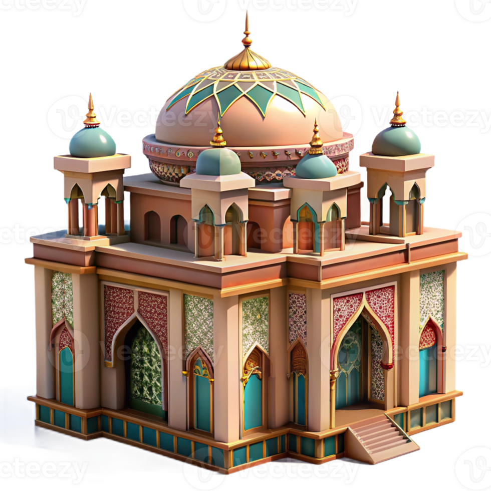 magnificent artistic Moorish palace, intricate arabesque patterns, colorful tilework, dappled sunlight, highly detailed, Moorish style detailed png