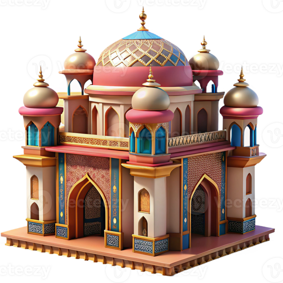 elegant creative Moorish palace, intricate arabesque patterns, colorful tilework, dappled sunlight, highly detailed, Moorish style exclusive png