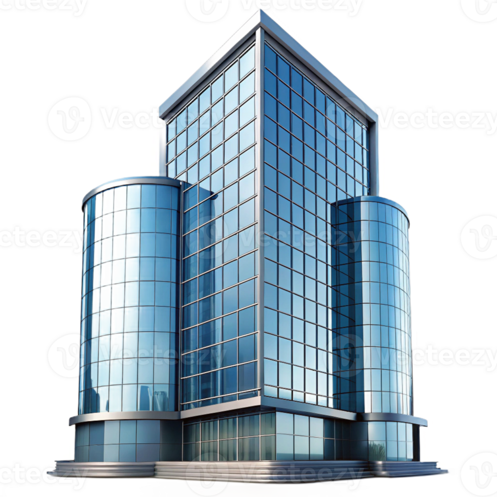 dramatic traditional International Style skyscraper, sleek glass and steel facade, minimalist design, bright sunlight, highly detailed, International Style high resolution png