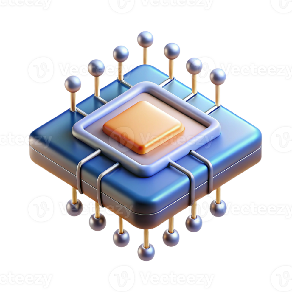 vibrant abstract A single, glowing circuit board, intricately detailed, levitating in the air. Technical illustration style 4K png