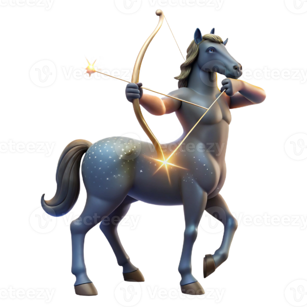 elegant vintage A wise centaur gazing at the night sky, a celestial map etched onto his bow, lit by the soft glow of starlight. Neoclassical style, dramatic lighting 4K png