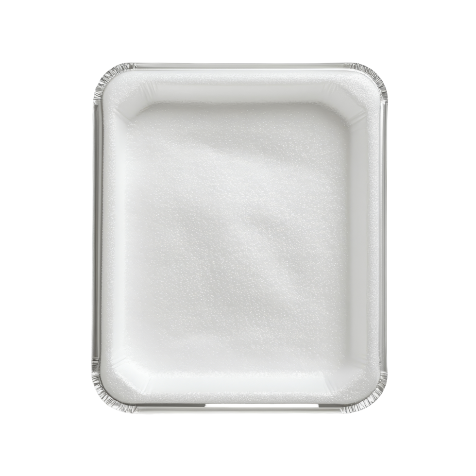 Foam tray ready for use on a clean transparent background in a modern kitchen setting, Foam tray on transparent background png