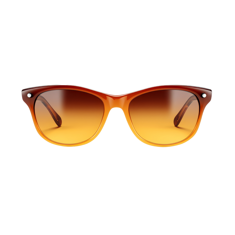 Stylish sunglasses isolated on a clean transparent background perfect for summer fashion enthusiasts, Sunglasses isolated on transparent background png