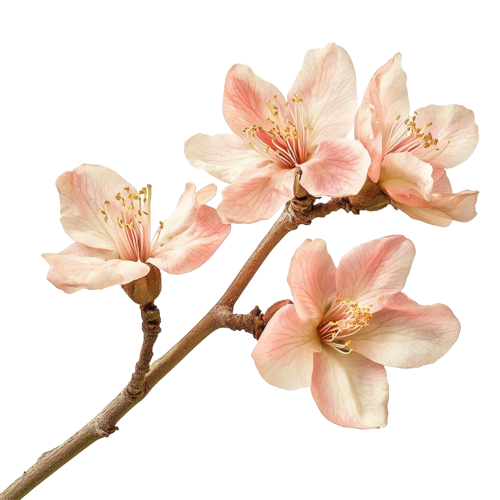Beautiful Shorea Robusta flowers isolated on Transparent background showcasing delicate pink petals and vibrant details, Image lotus flower isolated on background png