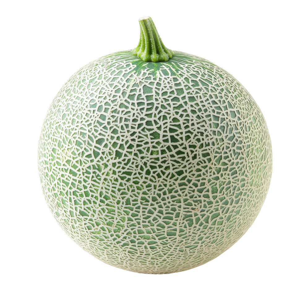 Fresh melon isolated on white background ready for culinary use or healthy snacking, Fresh melon isolated on white background png