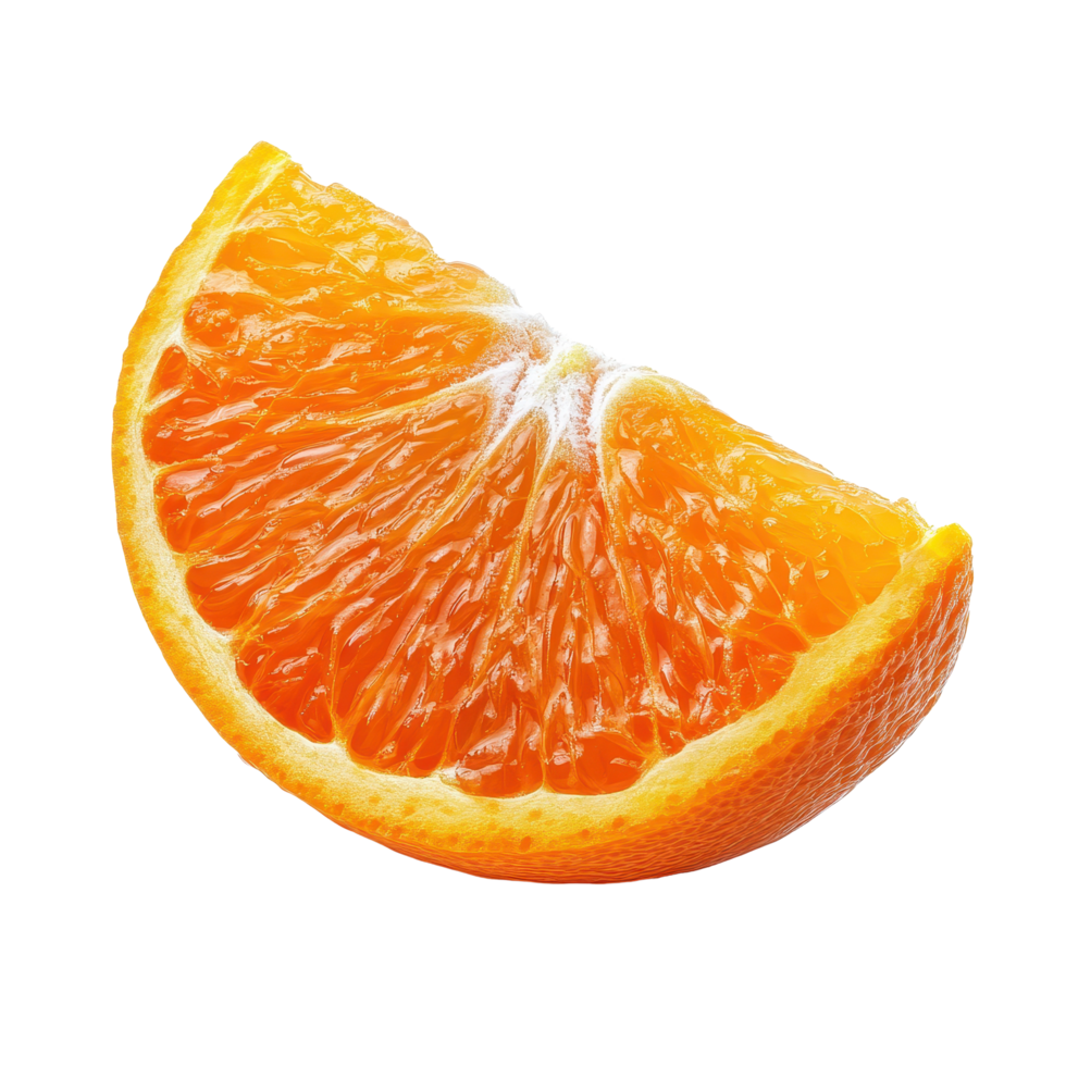 Half tangerine isolated on white background highlighting its juicy orange segments ready for consumption, half tangerine or clementineisolated on white background png