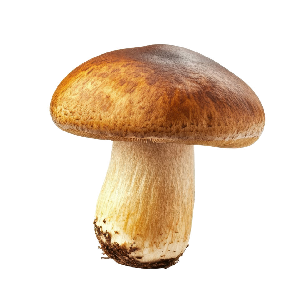 Brown beech mushroom isolated on white background showcasing its distinct cap and stem features, brown beech mushroomisolated on white background png