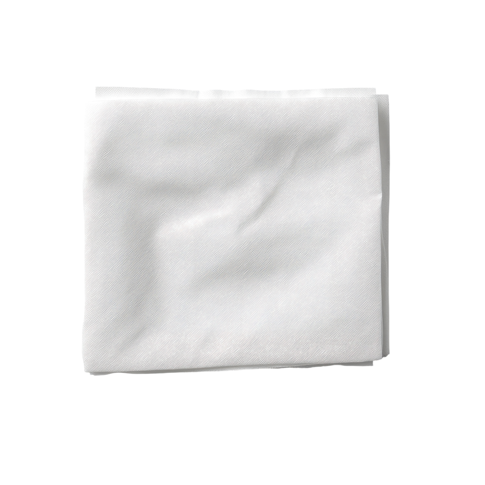 Blank packaging paper wipes isolated on a white background for versatile use in various applications, Blank packaging paper wipes isolated on white background png