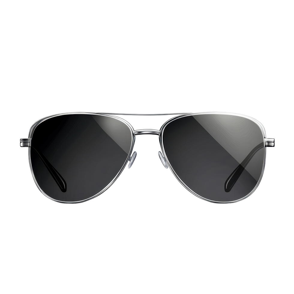 Stylish sunglasses presented on a clean Transparent background for a modern look, sunglasses on a isolated on background file, background png