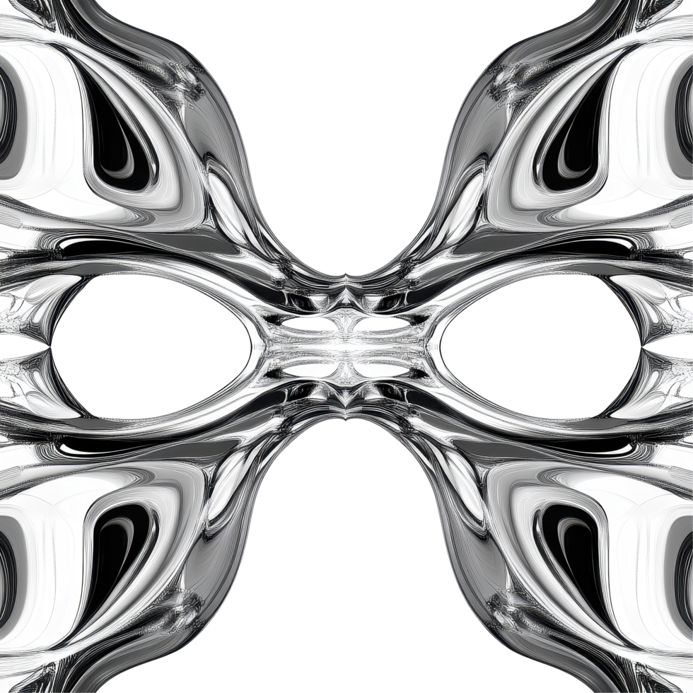 Exploring infinite reflections and symmetry in a mesmerizing abstract design, Infinite Reflections Artistic Symmetry in Design, white background png