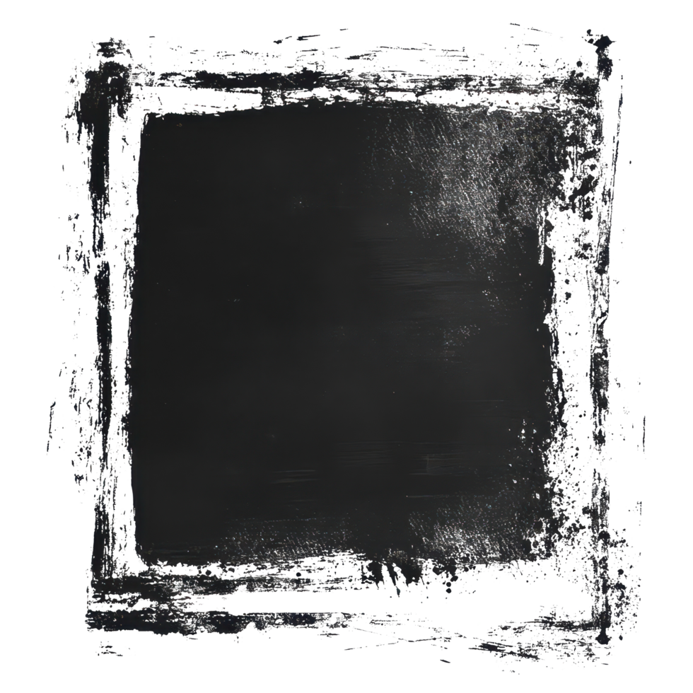 Grunge stencil frame with dirt texture border for versatile design use, Grunge stencil frame, dirt texture border isolated on white background png
