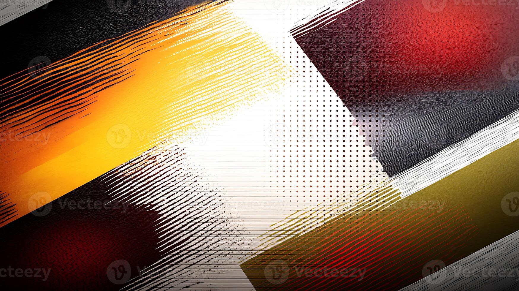 Abstract composition of vibrant colors and textures creating dynamic visual energy photo