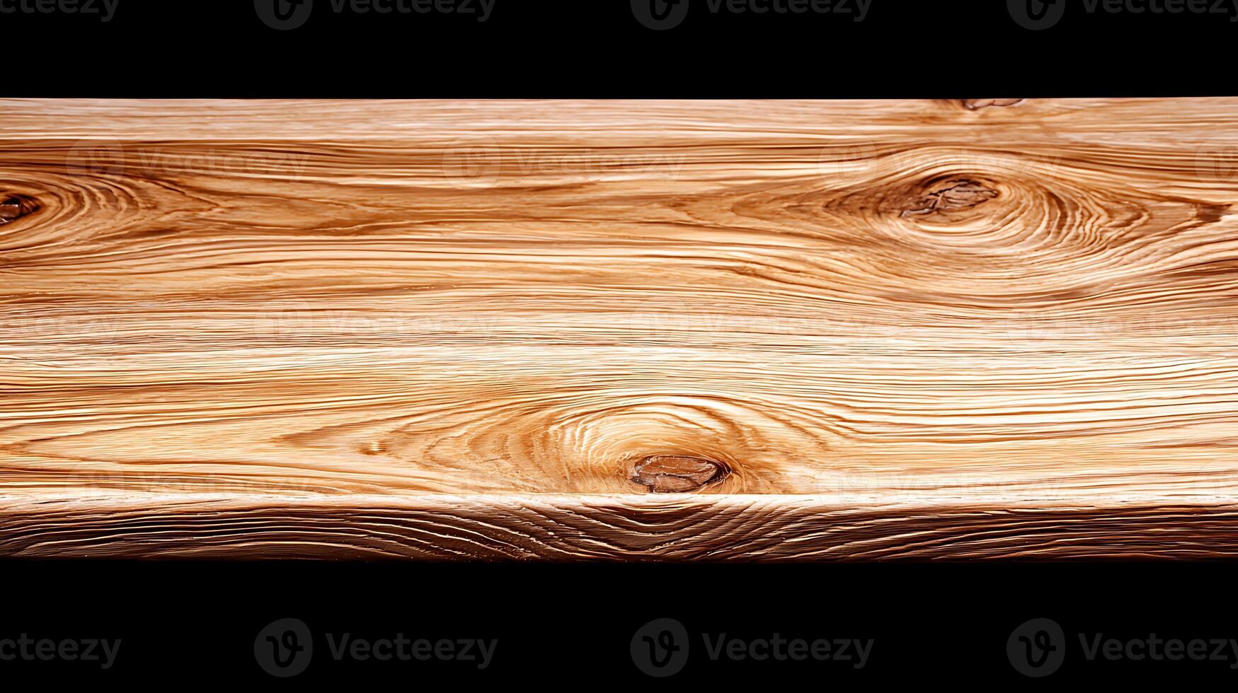 Close-up view of a polished wooden surface showcasing intricate grain patterns and textures photo