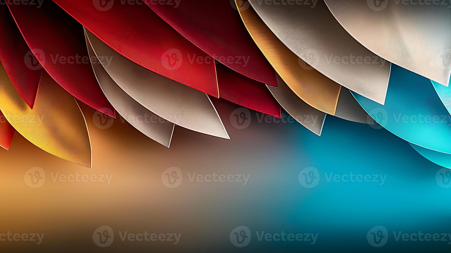 Colorful layered abstract design showcasing vibrant textures and gradients for creative backgrounds photo