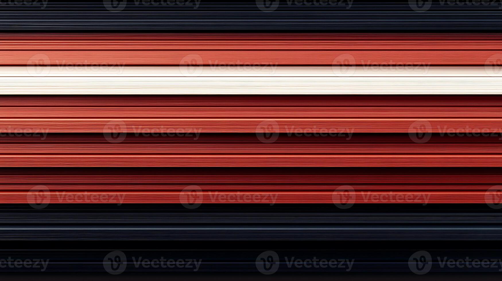 Abstract composition of horizontal lines in varying shades of red, black, and white, creating a modern aesthetic photo