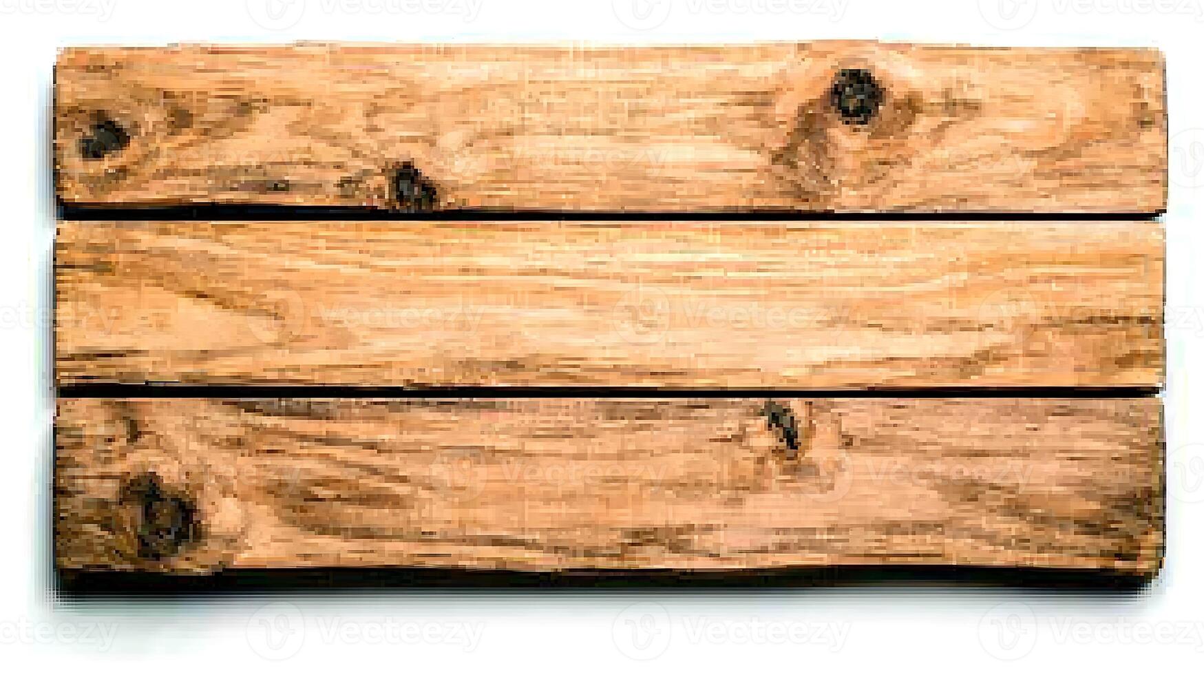 Rustic wooden planks arranged neatly, showcasing natural textures and patterns for design use photo