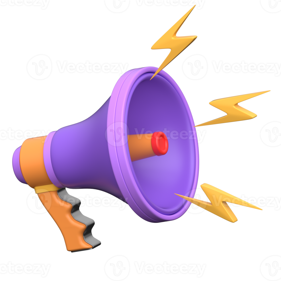 3D Megaphone Icon png