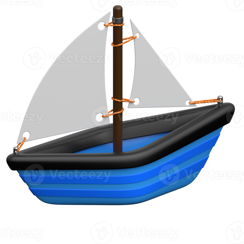 3D Mast Boat Icon png