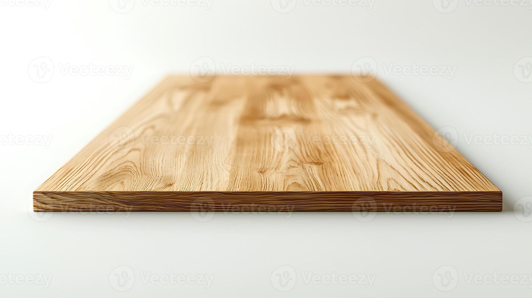 Smooth wooden surface showcasing natural grain patterns, ideal for design and crafting projects photo