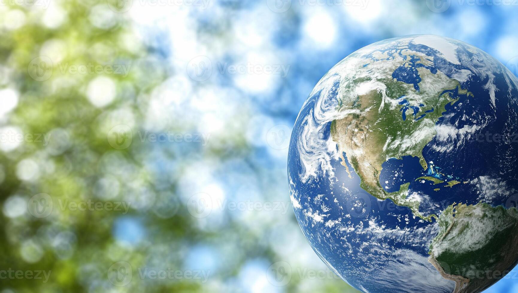 Earth globe with green background, nature concept elements of this image furnished by nasa photo