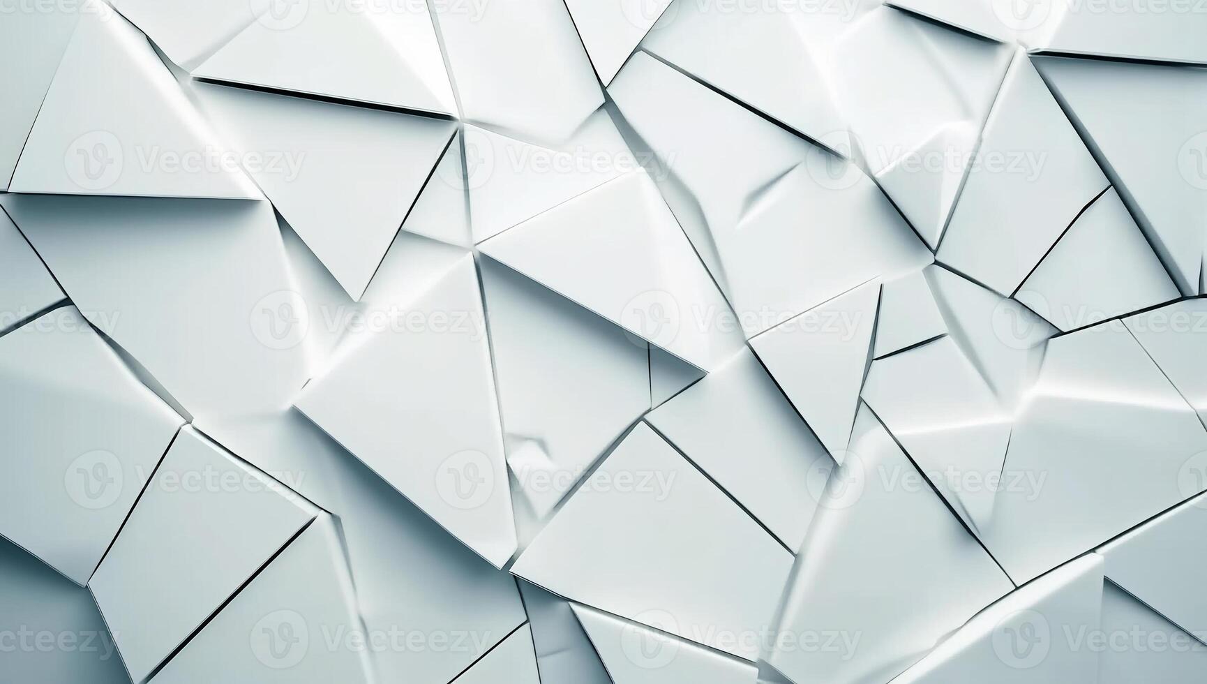 A textured surface of white geometric shapes creating a modern aesthetic. photo