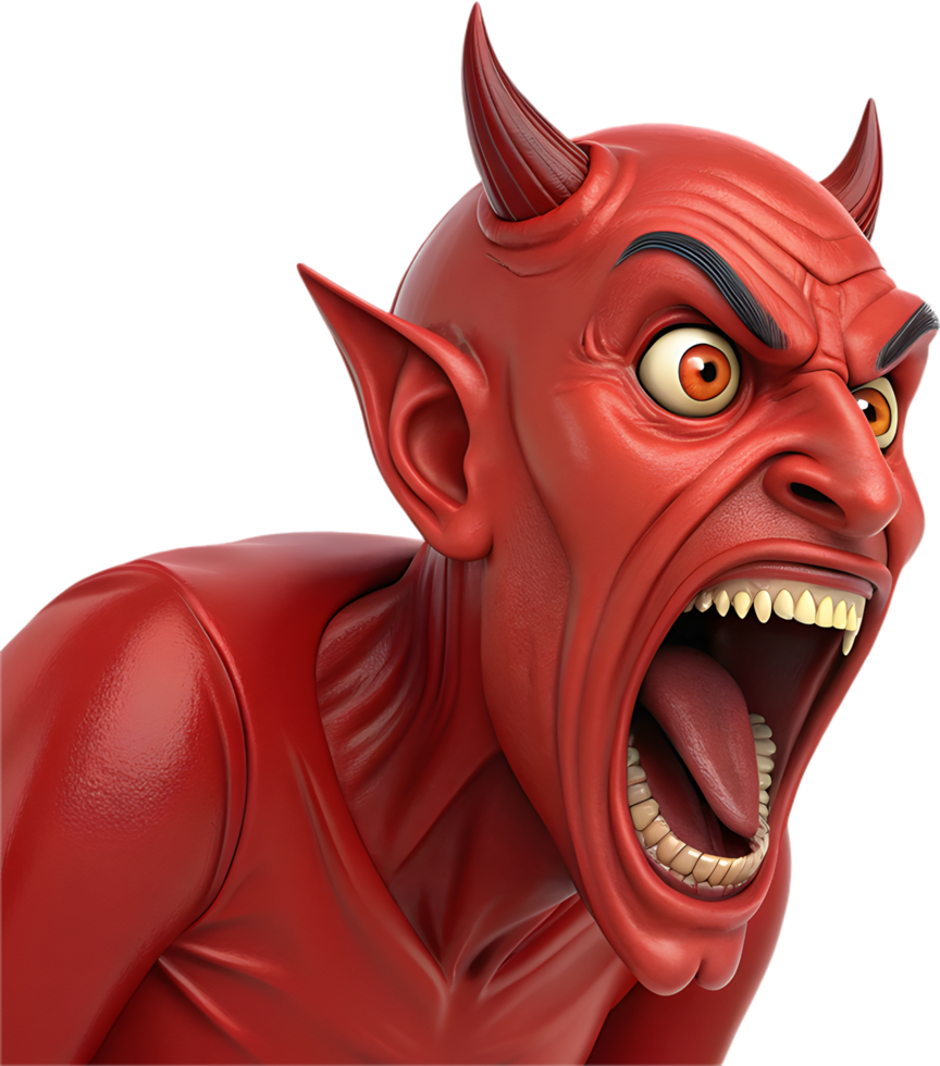 Haunted Fiend Grotesque Cursed Spooky Creature. . png