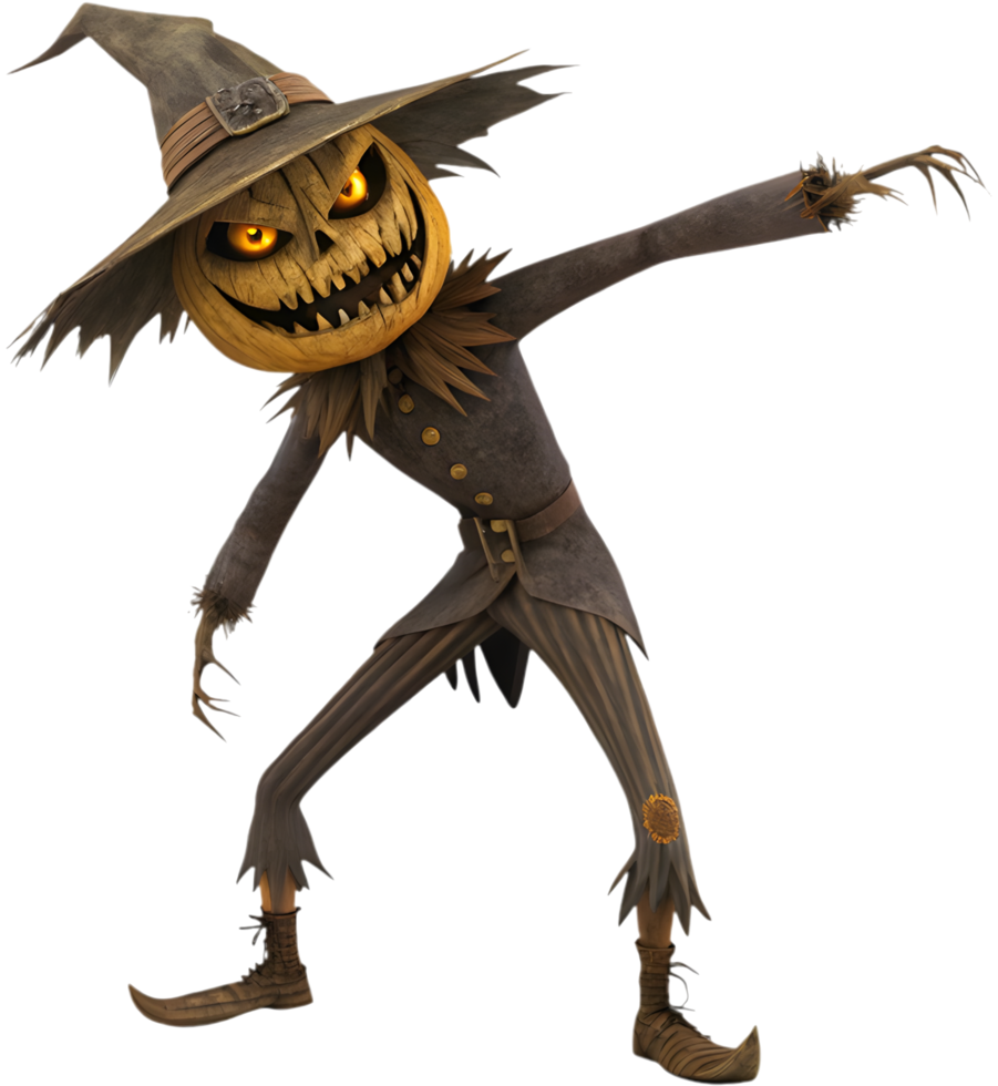Dreadful Scarecrow Guarding an Abandoned Field. . png