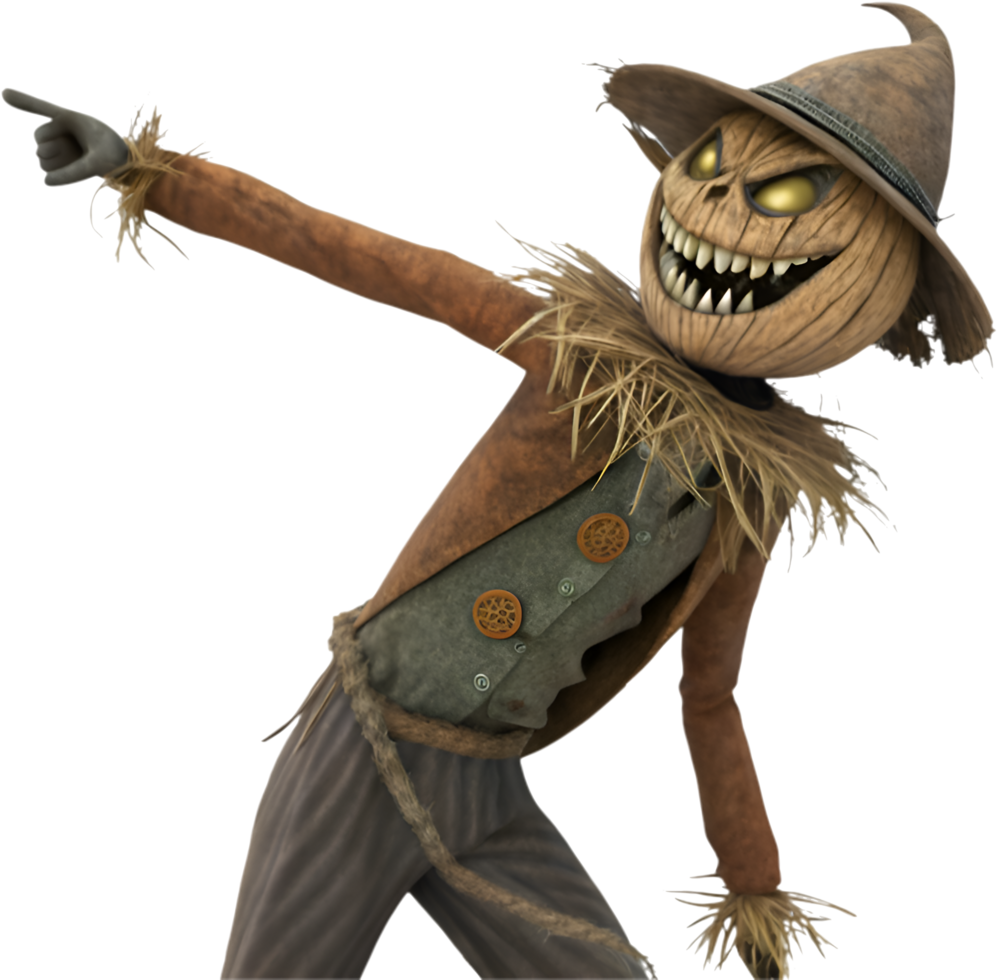 Chilling Scarecrow Staring from the Middle of Nowhere. . png