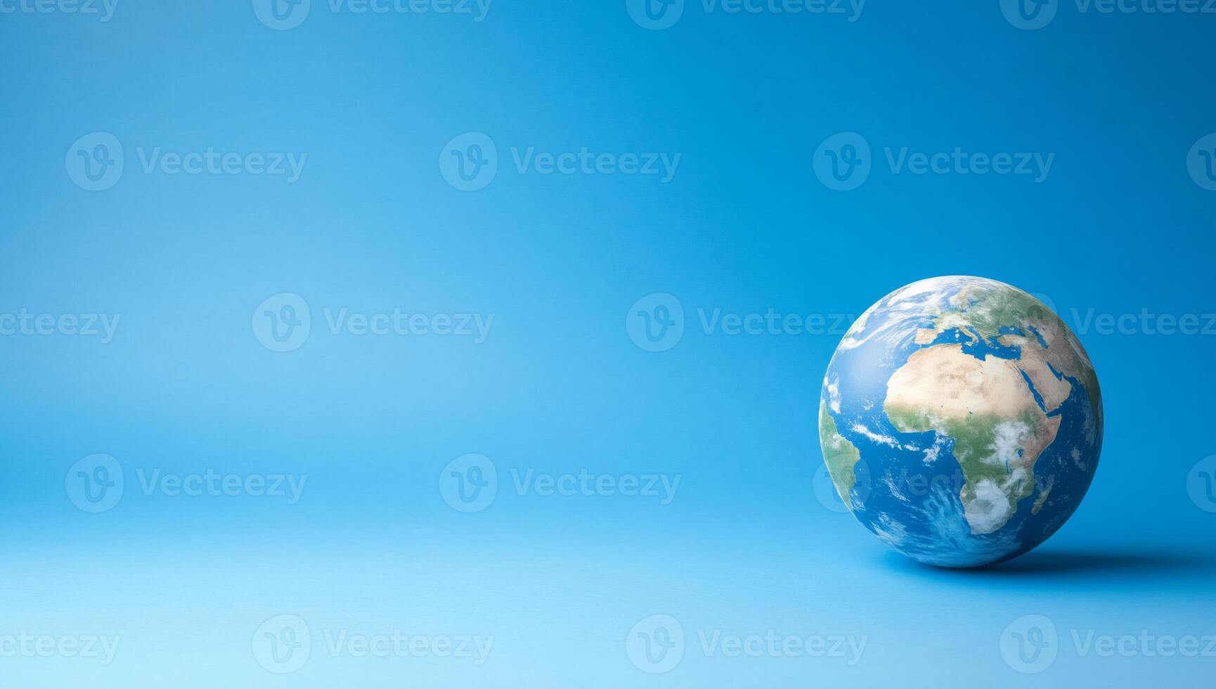 Earth globe on blue background concept of earth globe on blue background, earth globe on blue background, photo