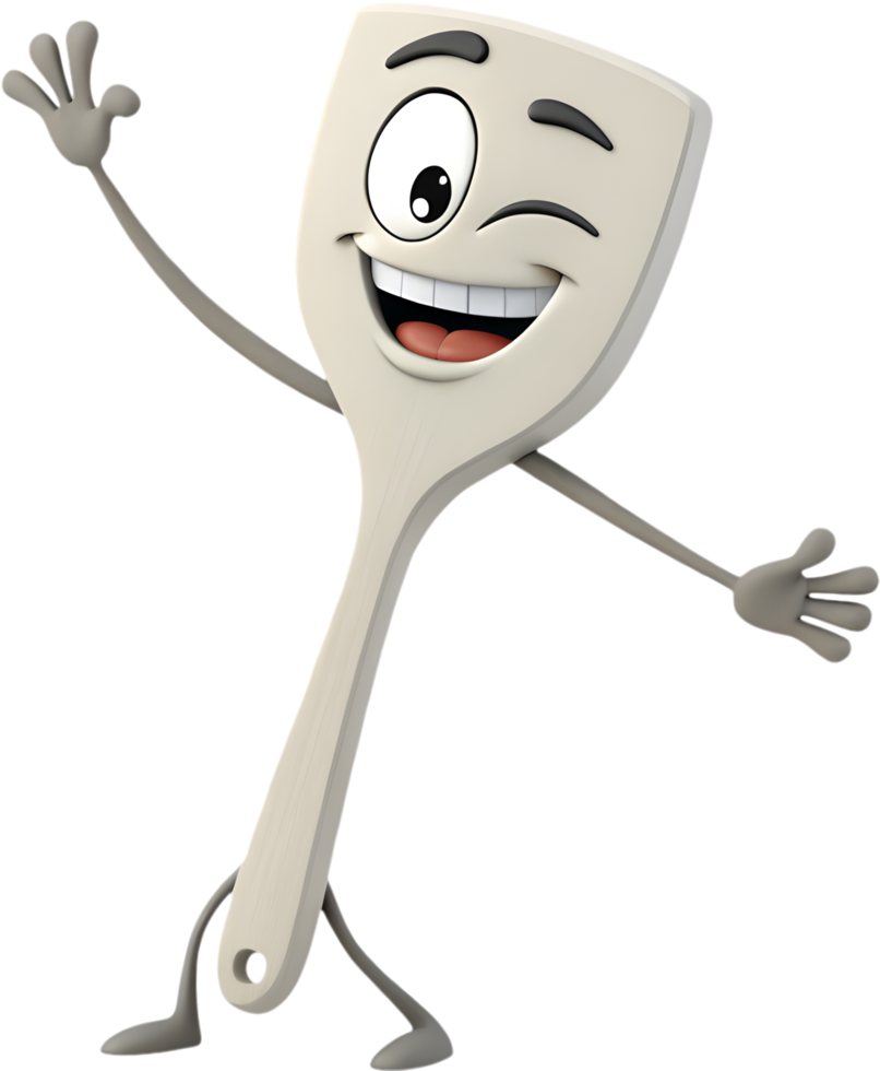 Animated Kitchen Spatula for Digital Illustrations. . png
