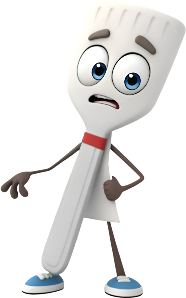 Adorable Cooking Tool Cartoon with Bright Colors. . png