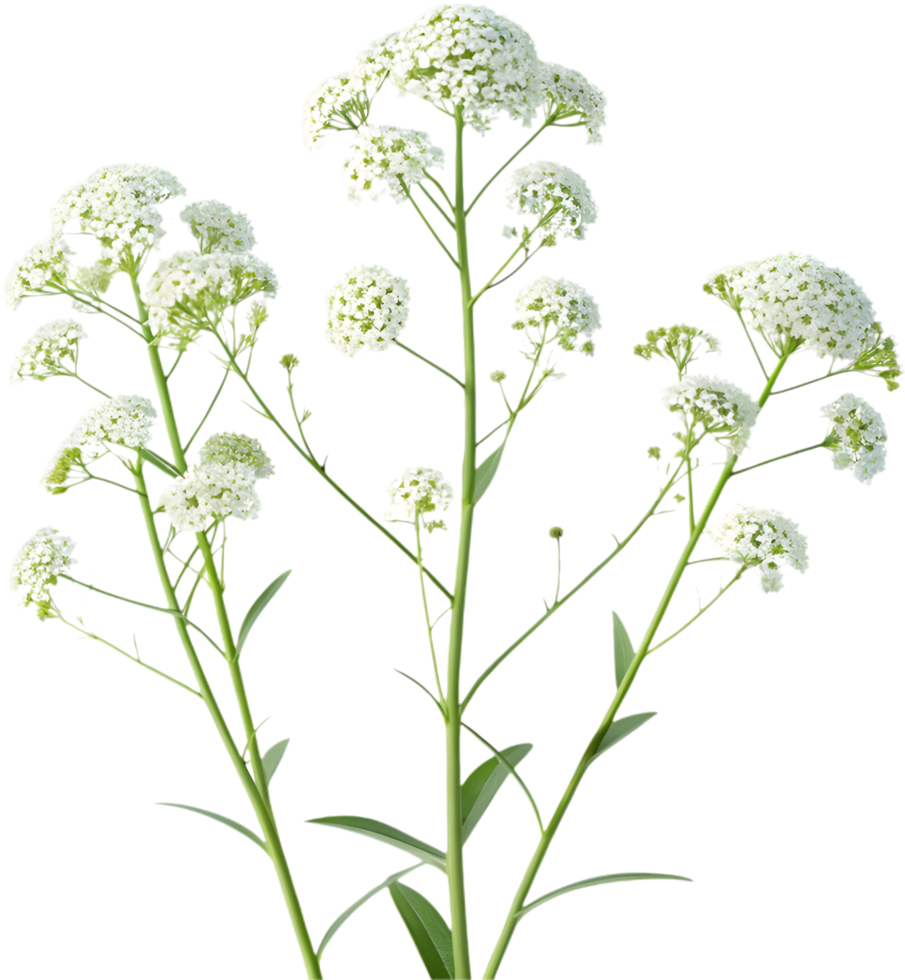 Stunning Sweet Alyssum Flowers Clipart for Springtime Decorations. . png