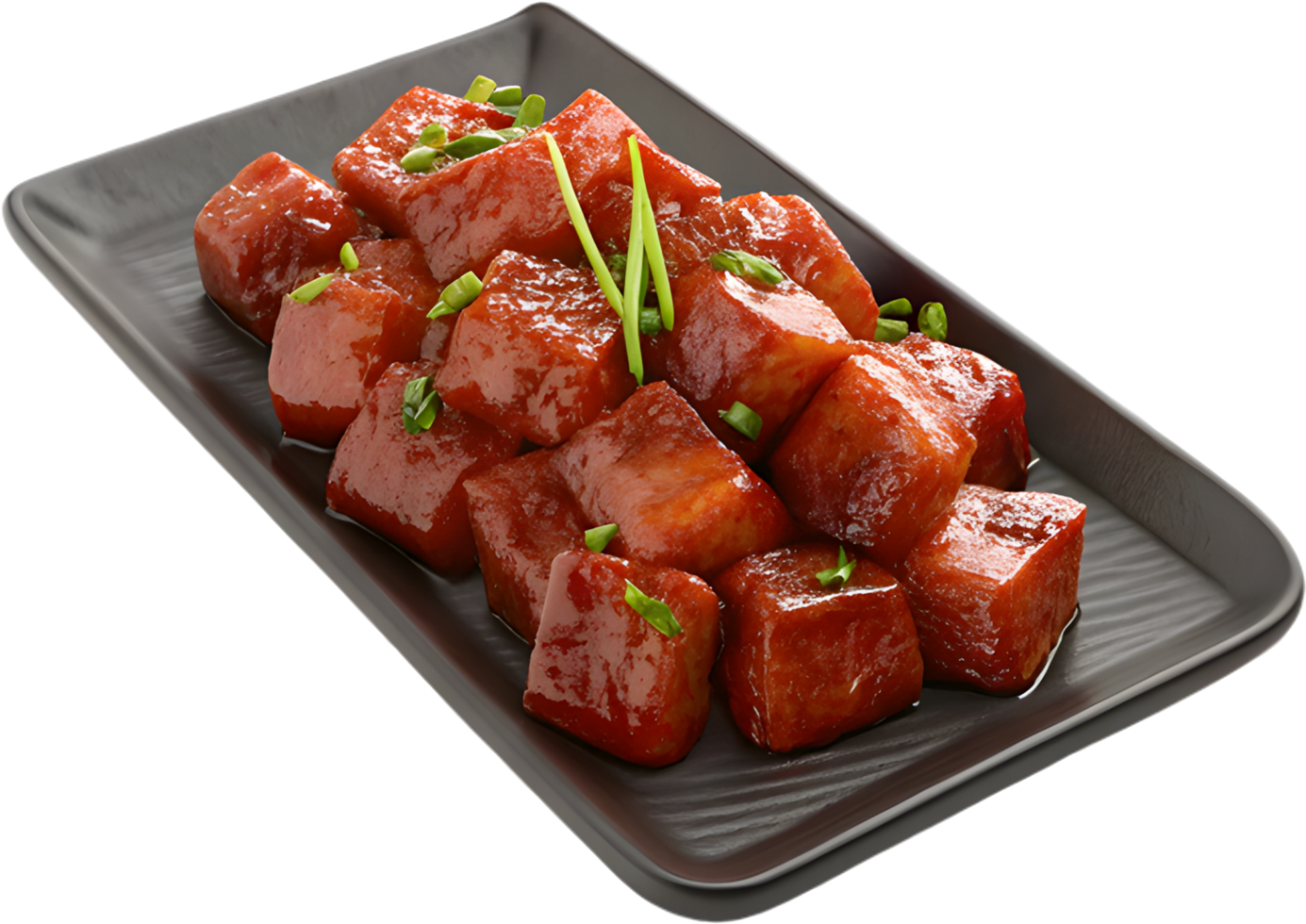 Crispy Fried Sweet and Sour Pork Clipart for Menu Designs. . png