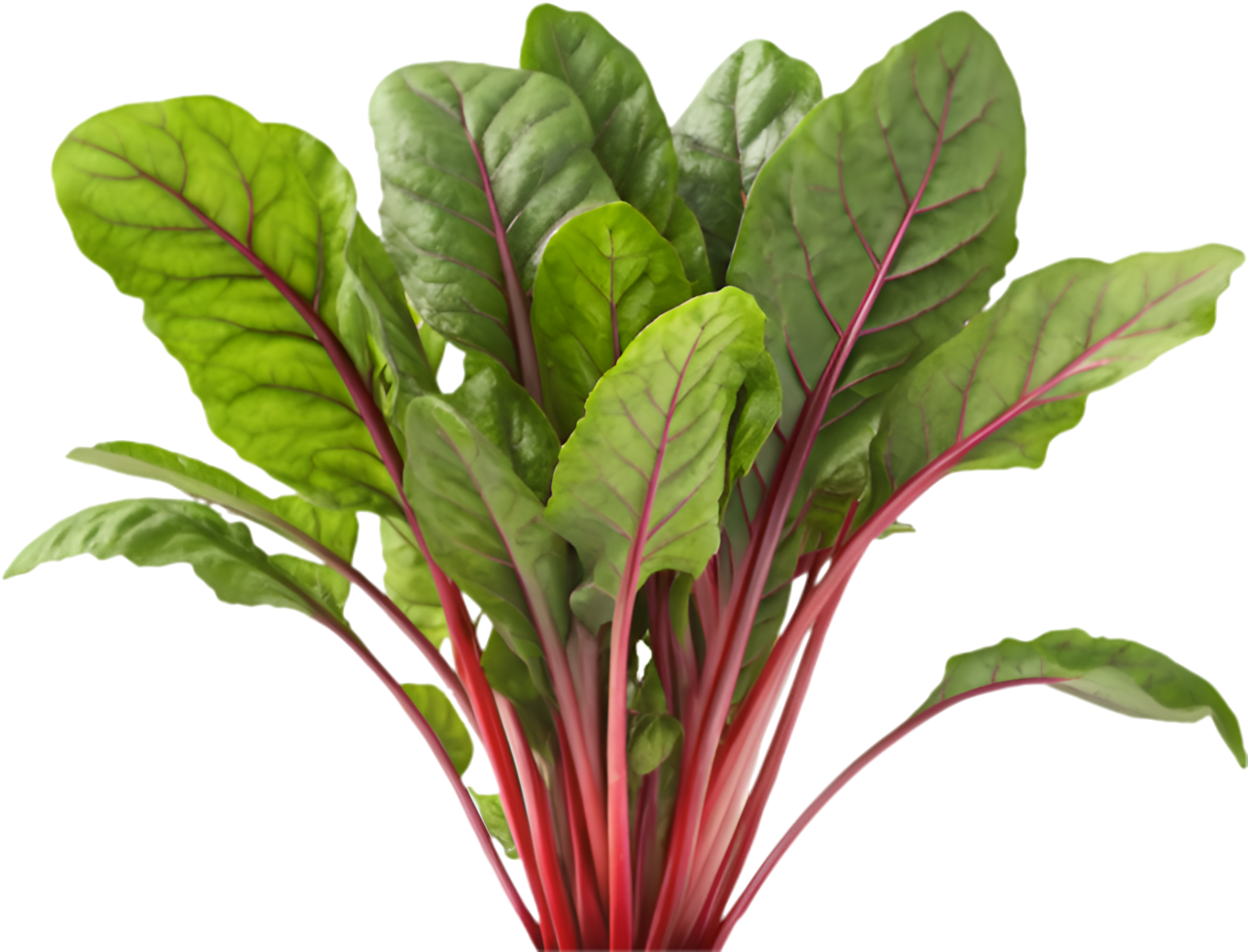 Nature-Inspired Swiss Chard Plant Clipart for Eco-Friendly Projects. . png