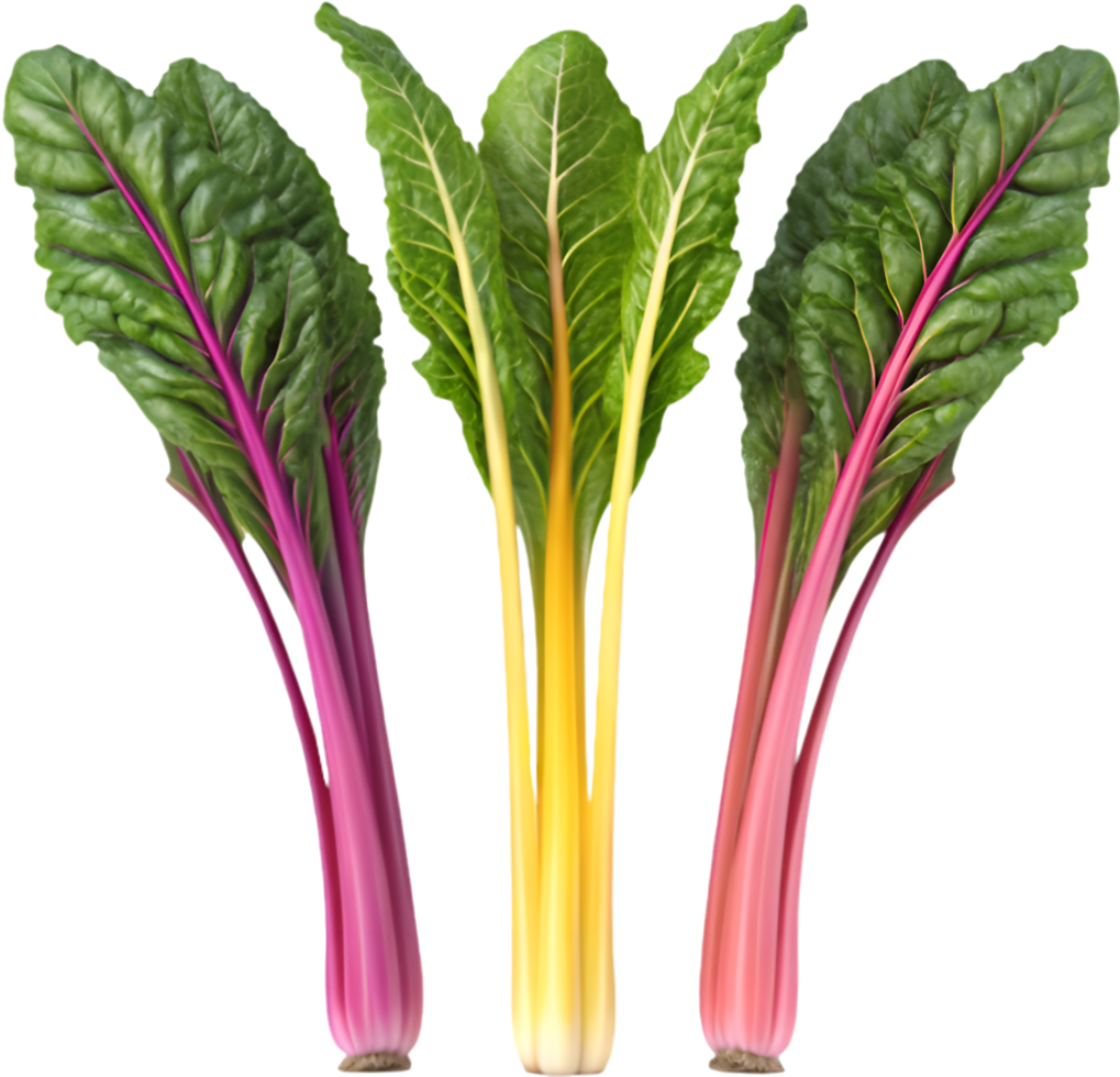 Swiss Chard Plant Clipart for Farm-to-Table Illustration Concepts. . png