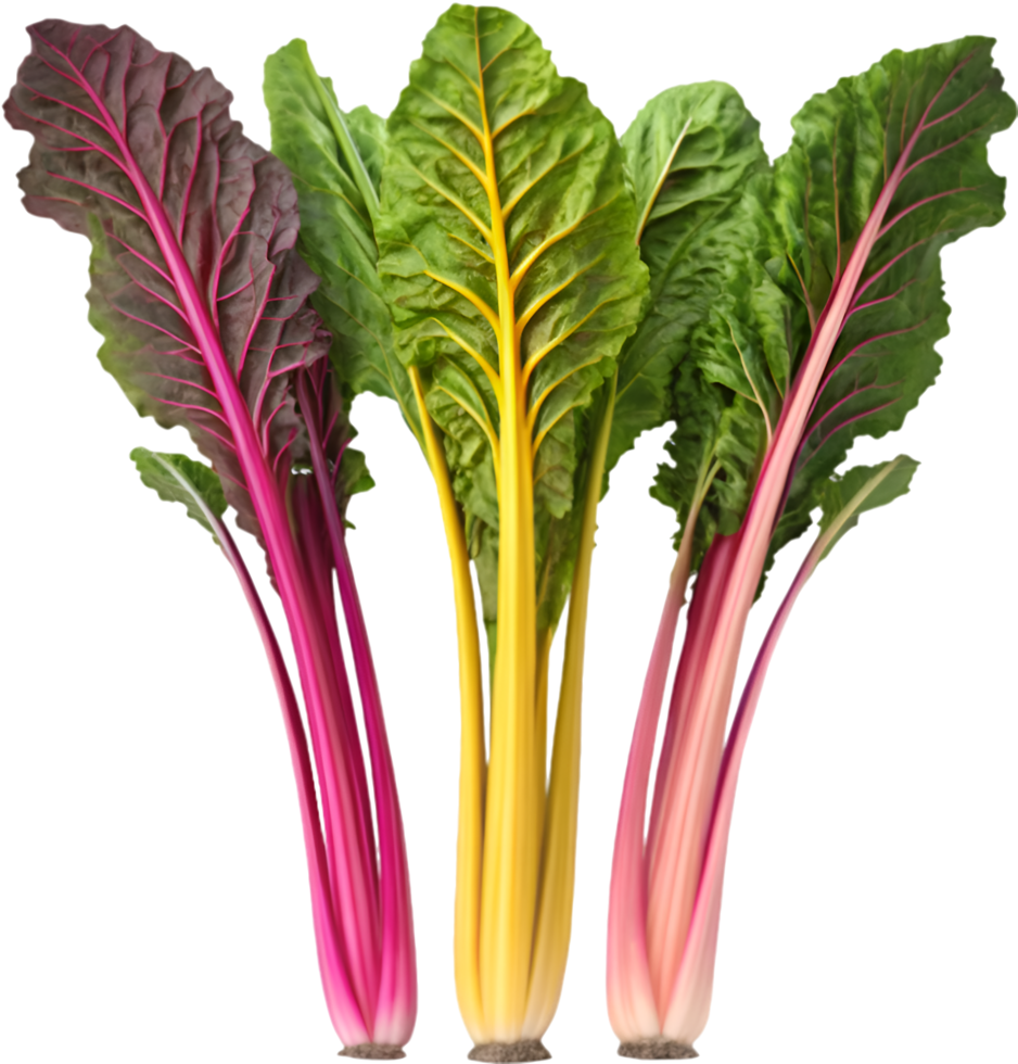 High-Quality Swiss Chard Plant Clipart for Health and Nutrition. . png