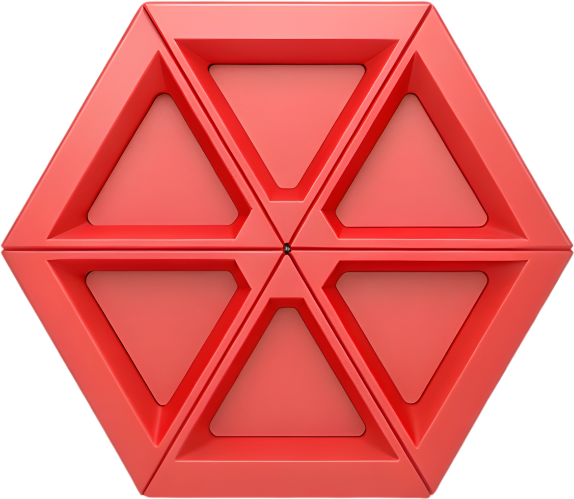 Dynamic and Colorful Geometric Art for Digital Clipart. . png