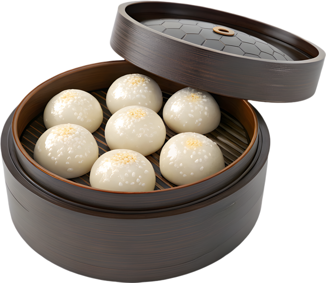 Glutinous rice balls clipart for Chinese dessert lovers. . png