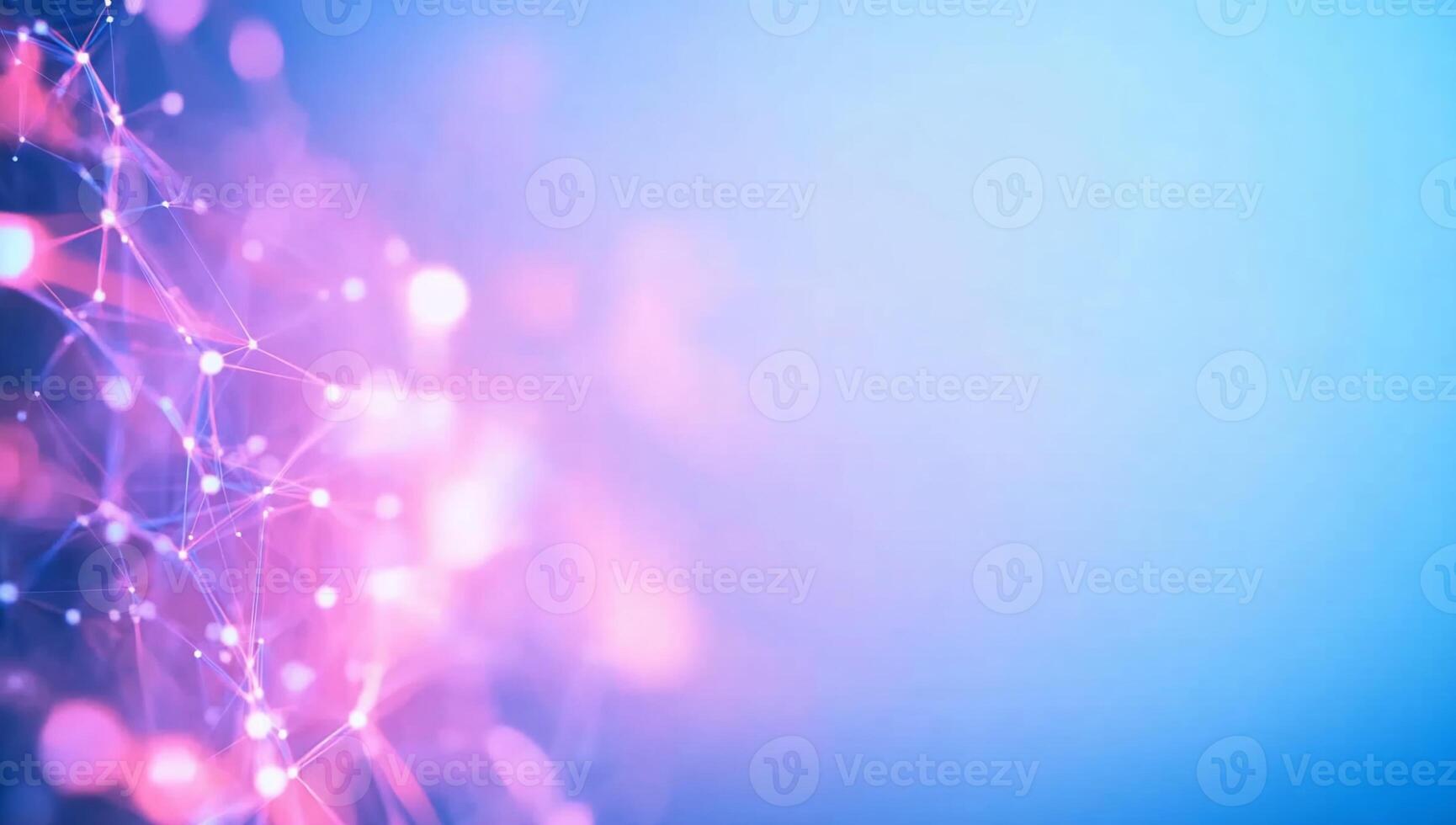 Abstract background with connected dots and lines photo