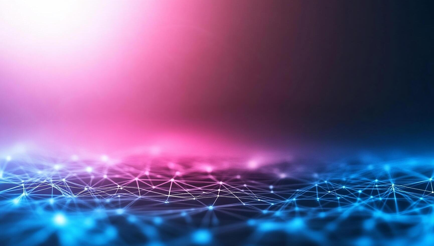 Abstract digital background with glowing connections and vibrant colors. photo