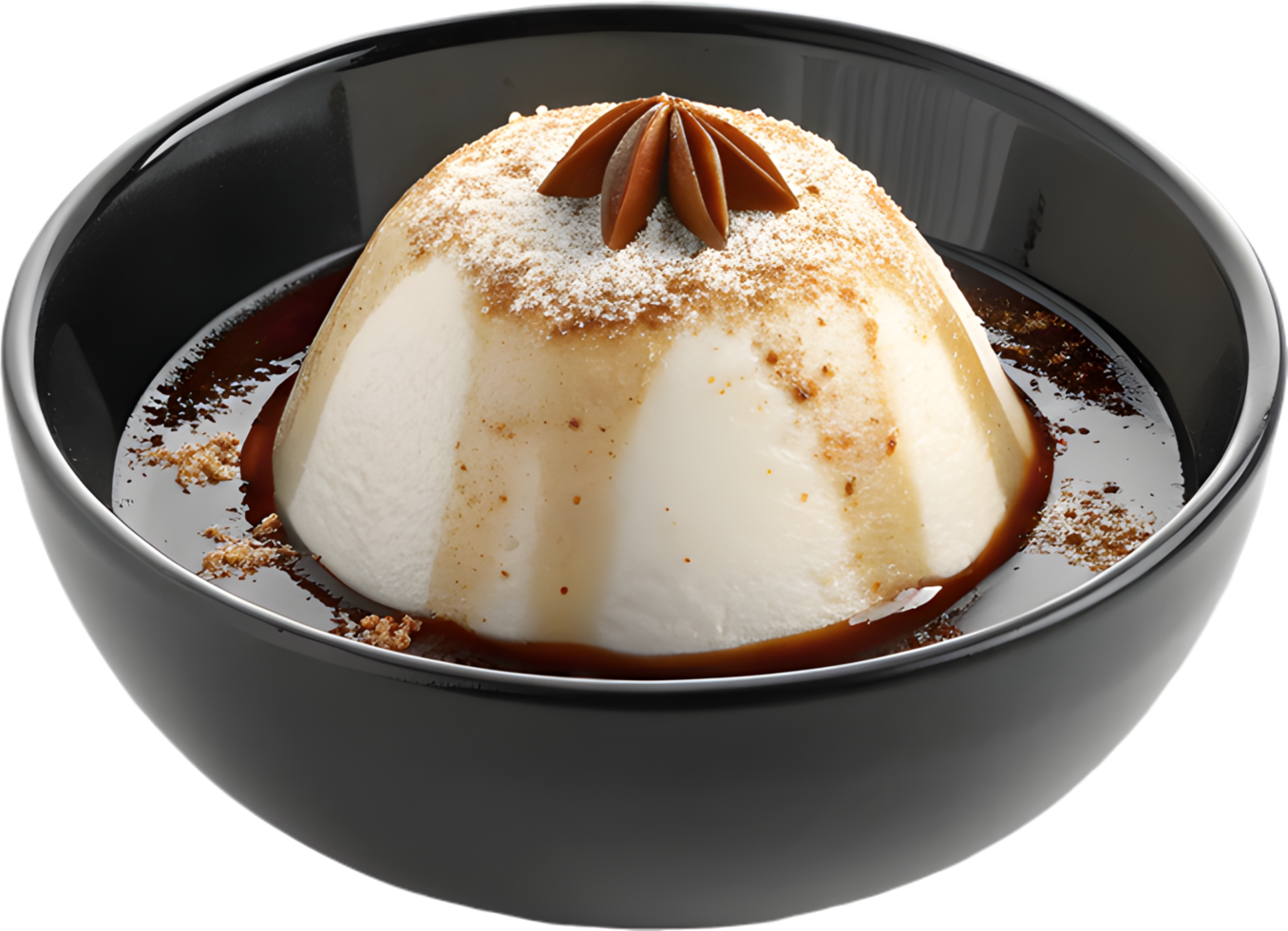 Tropical Coconut Pudding Clipart for Tembleque Dessert Lovers. . png