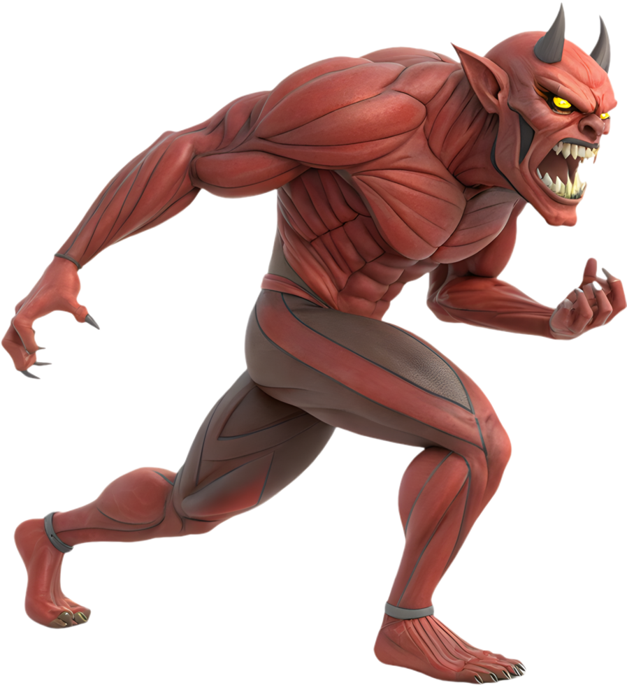 Sinister Demon Eyes and Dark Beast Clipart. . png