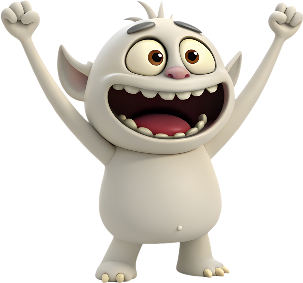 Monstrous Creature Troll Clipart for Fantasy Horror . png