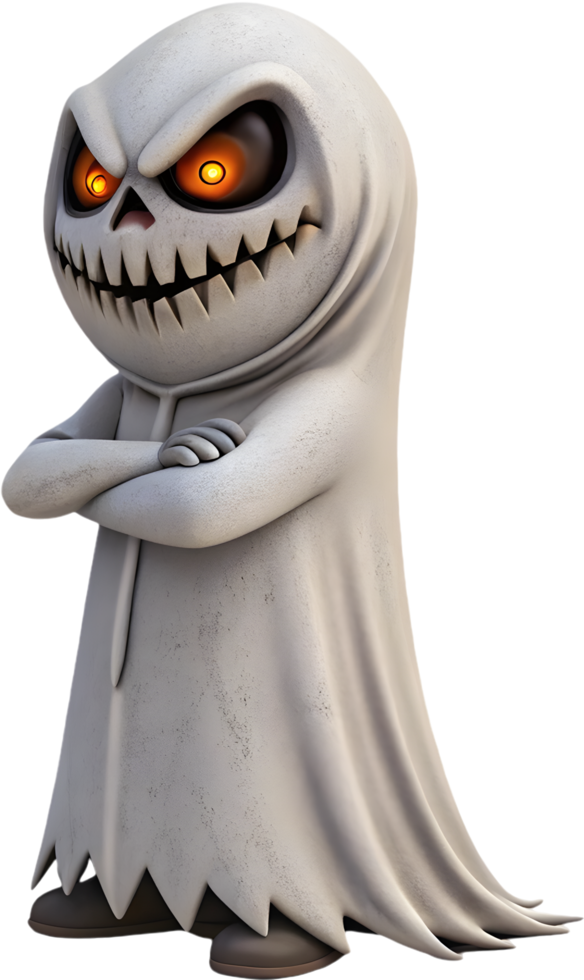 Voodoo Ghost Character for Scary Digital Art. . png