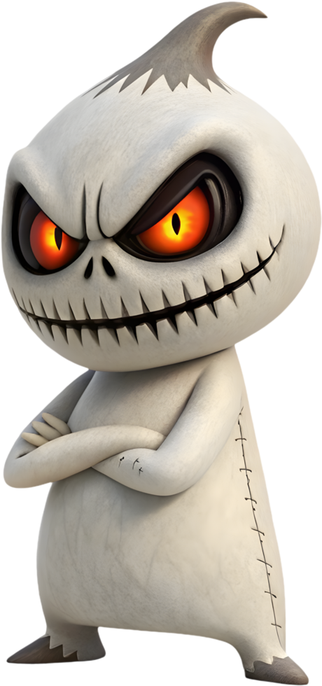 Dark Voodoo Ghost Clipart for Animated Horror Projects. . png