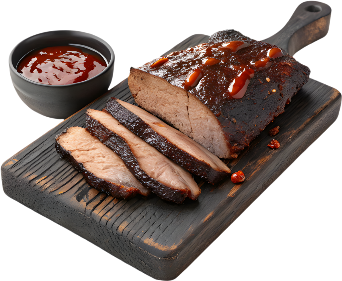 Barbecue brisket artwork to enhance your BBQ designs. . png