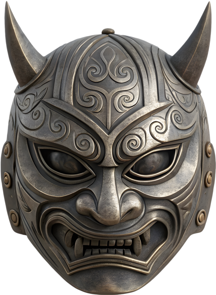 Powerful Spiritual Tibetan Mask Designs Featuring Ancient Symbols. . png