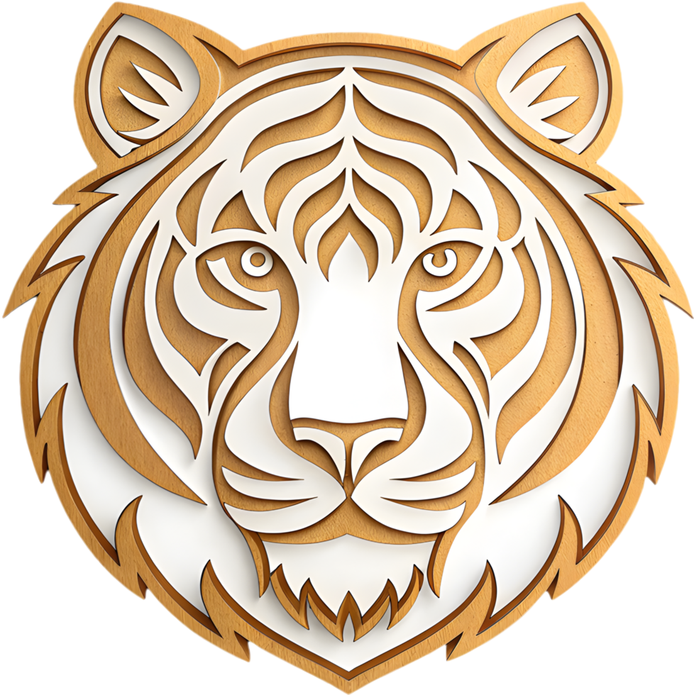 Elegant tiger logo symbolizing power and energy. . png
